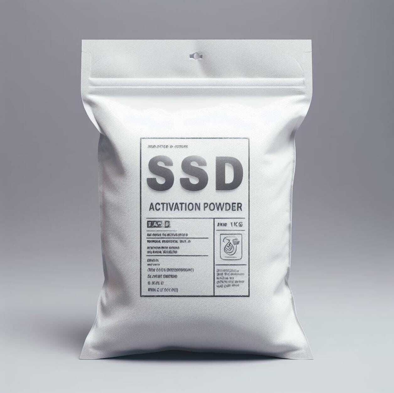 High-quality SSD chemical solution and activation powder for cleaning all types of black banknotes.